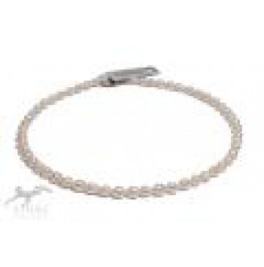 Di-Perle zoetwaterparel barock wit  6-7 mm 45 cm - 3182441