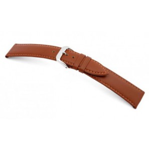 Happel Lederband Arezzo 24 mm cognac, glad - 3182157
