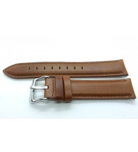 ZINZI Trav. bruine leren horl.band stalen.sluiting - 3182451