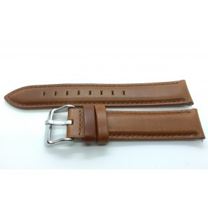 ZINZI Trav. bruine leren horl.band stalen.sluiting - 3182451