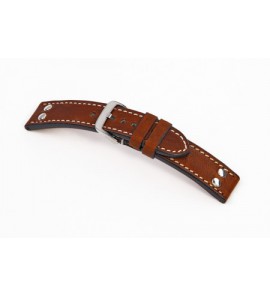 Happel Lederband Rockford 22 mm mahagoni - 3182164