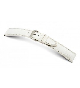 Happel Lederband Jackson 20 mm wit met Alligator print - 3182232