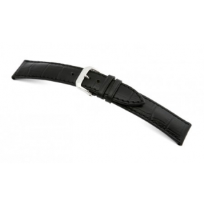 Happel Lederband Jackson 18 mm zwart met Alligator print - 3182242