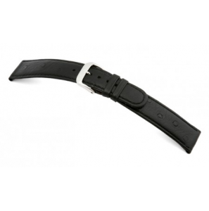 Happel Lederband Dundee 16 mm zwart met Struisvogel print - 3182324