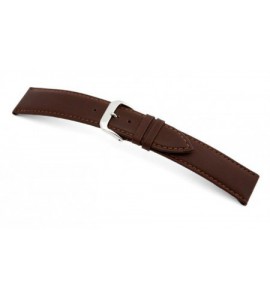 Happel Lederband Arezzo 10 mm mokka, glad - 3182355