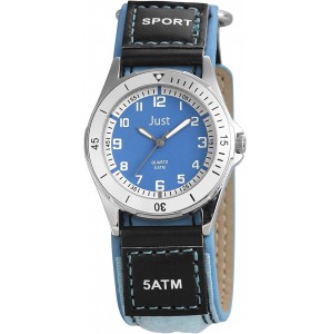 Just kiderhorloge met lederen armband - 3182649