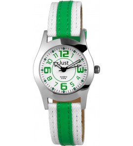 Just kiderhorloge met lederen armband - 3182655