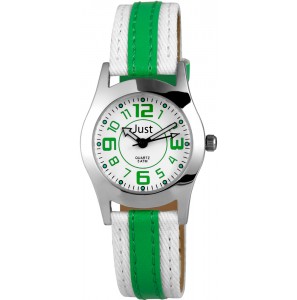 Just kiderhorloge met lederen armband - 3182655