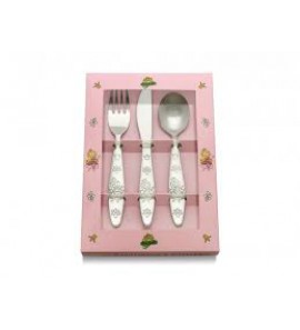 Kinder couvert prinses 3-delig - 3190062
