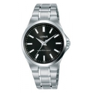 Lorus unisexe staal bracelet zwart 50m WR - 3190178