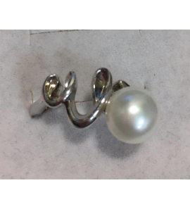 Eclat dames ring met zw parel mt 18.25 - 3190256