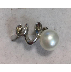 Eclat dames ring met zw parel mt 18.25 - 3190256