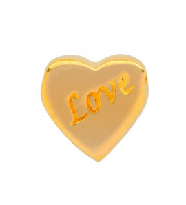 Imotional hanger hart love geel verguld - 3190240