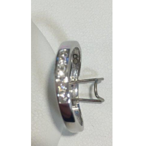 ID wit goud fantasiering slag 0,18 crt brilj. G-SI mt. 17,5 - 3190267