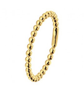 Geelgouden  aanschuif ring parel maat 17,75 - 3190312