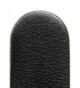 Di-modell leren band Elegance 22 mm zwart DG - 3190327