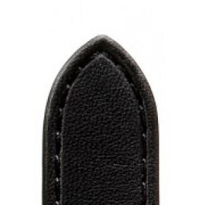Di-modell leren band Softina genaaid 14 mm zwart - 3190335