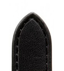 Di-modell leren band Softina genaaid 12 mm zwart - 3190334