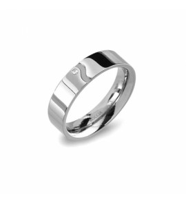 Boccia ring 0147-0256 met briljant 0,005 - 3190468
