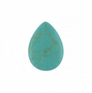 My iMenso Goccia (25mm) insignia "Turquoise" stone (glass composite) - 3190493