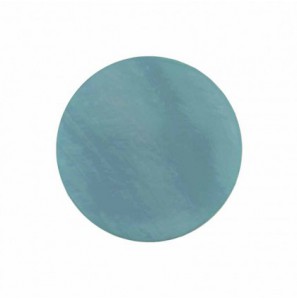 MY iMenso "Light Blue" shell 33 mm flat insignia (freshwater shell) - 3190612