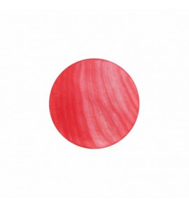 MY iMenso "Light Red" shell 24 mm flat insignia (freshwater shell) - 3190619