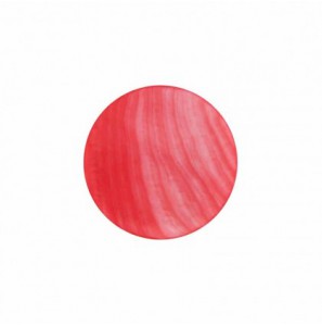 MY iMenso "Light Red" shell 24 mm flat insignia (freshwater shell) - 3190619