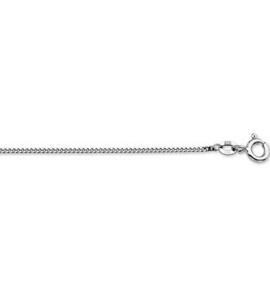 Wit-goud gourmet collier 1.2 mm 45 cm - 3190605