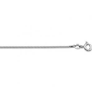 Wit-goud gourmet collier 1.2 mm 45 cm - 3190605