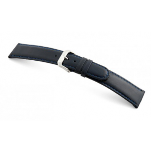 Happel Lederband Phoenix 20 mm ociaan blauw glad - 3190655