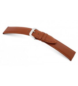 Happel Lederband Arezzo 14 mm cognac, glad - 3190678