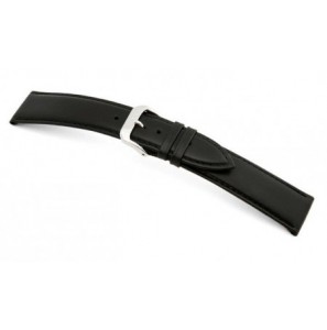Happel Lederband Arezzo 17 mm zwart, glad - 3190757