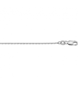 Wit goud collier anker 1.3 mm 41-45 cm - 3190900