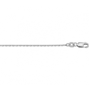 Wit goud collier anker 1.3 mm 41-45 cm - 3190900