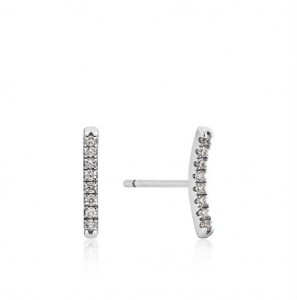 Ania Haie Shimmer Pav Bar Stud Earrings S - 3191052
