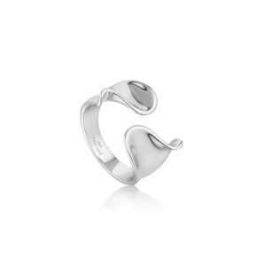 Ania Haie Twist Wide Adjustable Ring S - 3191078