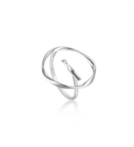 Ania Haie Twist Circle Adjustable Ring S - 3191080
