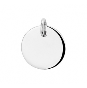 Zilver RH graveerplaat rond 16 mm - 3191210