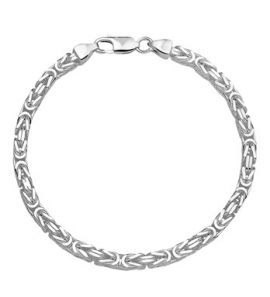 Zilver armband koningsschakel VK 4 mm 20 cm - 3191212