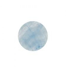 MY iMenso "pastel milky blue" 24 mm gemstone insignia (dyed-jade) - 3191145