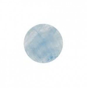 MY iMenso "pastel milky blue" 24 mm gemstone insignia (dyed-jade) - 3191145