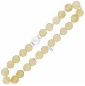 MY iMenso "pastel milky champagne" bracelet 17 cm (925/rhod dyed-jade) - 3191152