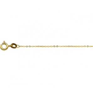 Goud anker collier 1.0 mm 41-45 cm - 3191303