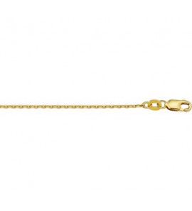 Goud anker collier 1,3 mm 41-45 cm - 3191305