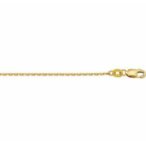 Goud anker collier 1,3 mm 41-45 cm - 3191305