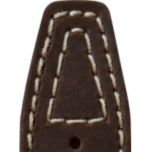 Di-modell leren band Nevada 30 mm donker bruin - 3191308