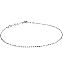 Zilver enkelbandje bolletjes 1.5 mm 24 + 2 cm - 3191328