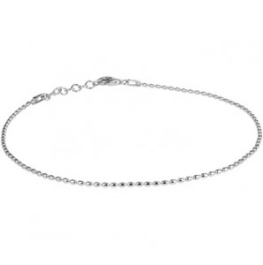 Zilver enkelbandje bolletjes 1.5 mm 24 + 2 cm - 3191328