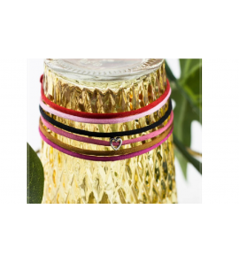 Imotional silk cords met simbool hart - 3191671