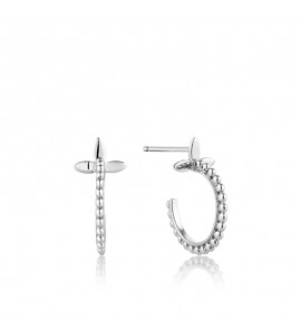 Ania Haie Modern Beaded Hoop Earrings S - 3192030
